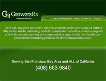 Tablet Screenshot of growersrx.com